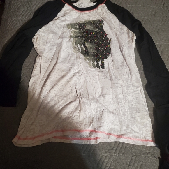 Ariat 3/4 Sleeve Burn Out Fitted Tee - Picture 1 of 3